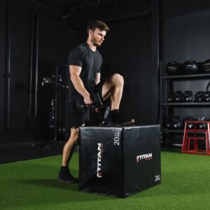 3-in-1 Soft Foam Plyometric Box – 20" x 24" x 30" - Image 3