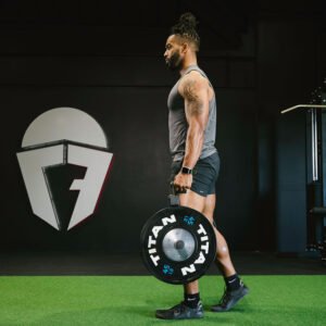 Mini Farmer's Walk Handles with Olympic Weight Posts - Image 3