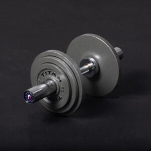 Loadable 20" Olympic Dumbbell Handles - Pair - Image 2